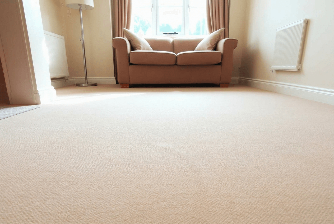 Clean carpeted room